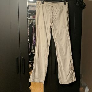 Y2K Jordache Cotton Nylon Cargo Khaki w/ Draw String